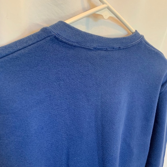 Vintage Walt Disney World Kid's 2000 Character Number Sweater Blue Size XL - Picture 11 of 13